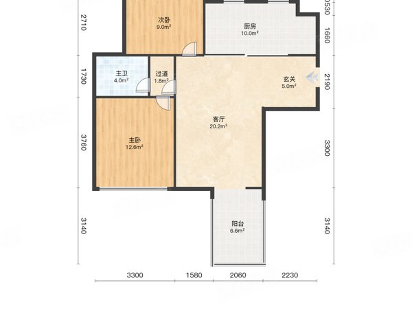 天津河西尖山路津铁和苑津铁和苑 2室2厅1卫