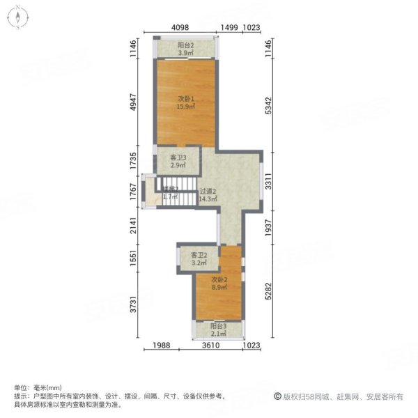 十里方圆(别墅)6室3厅5卫422㎡南438万