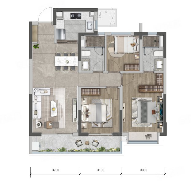 龙湖中天天玥·天晟玥府二手房,440万,3室2厅,2卫,110平米-宁波安居客