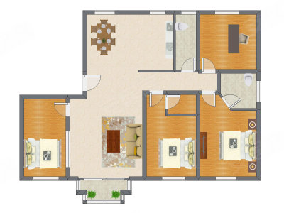 4室2厅 145.20平米