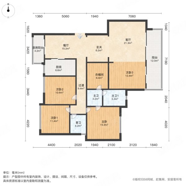 西派国樾二期户型图图片