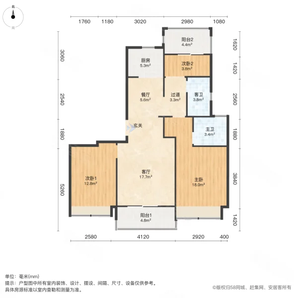 东青云锦熙悦户型图图片