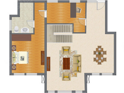 4室3厅 205.59平米