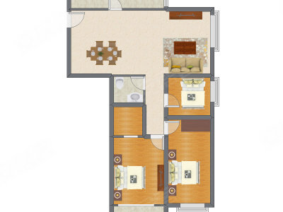 3室2厅 132.76平米