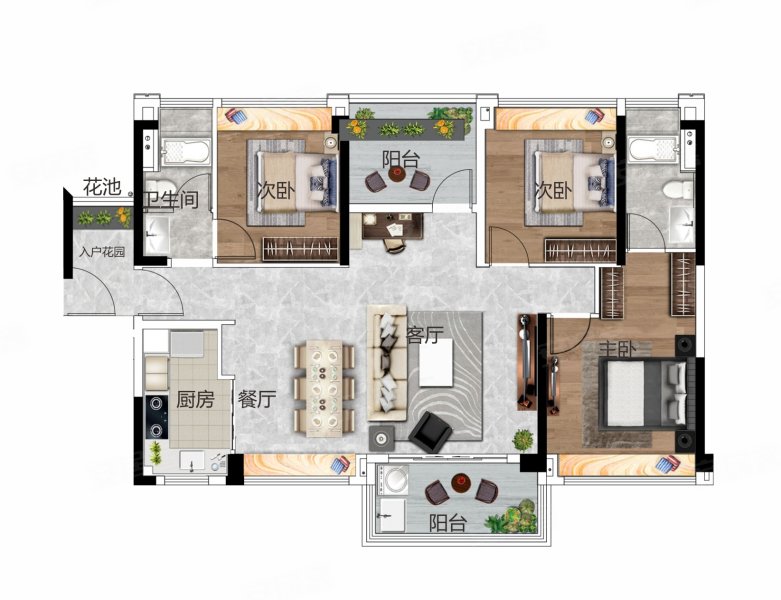 玄关入户 大户型 高性价比 中建鄂旅投,中建·鄂旅投岭南悦府二手房