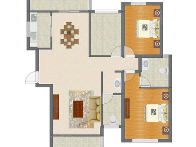 4室2厅 99.79平米