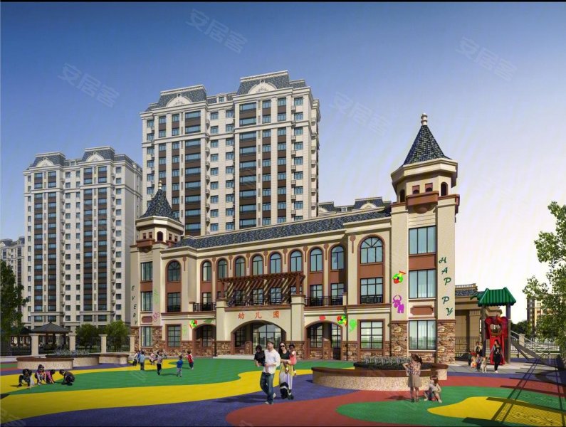 熙府桃园(新房)2室2厅1卫97.5㎡南北78万