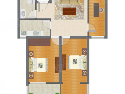 3室1厅 119.21平米