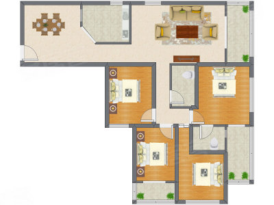 4室2厅 159.85平米