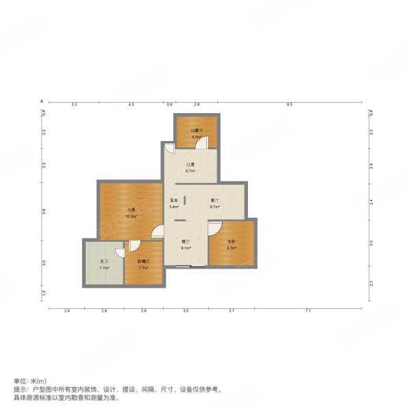 贻成豪庭3室2厅2卫144.47㎡南北135万