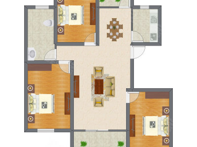 3室2厅 83.15平米