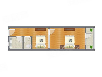 2室0厅 49.00平米