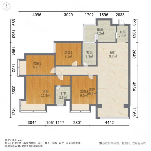 苏州铜雀台户型图图片