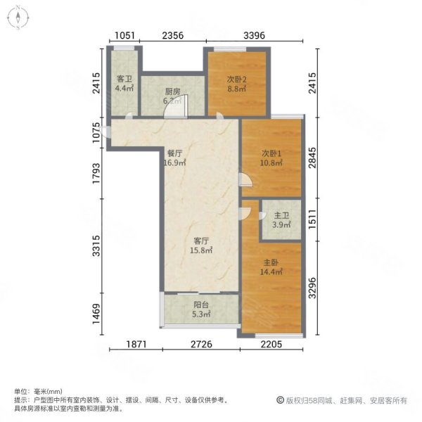 玉兰广场蕙兰园户型图图片