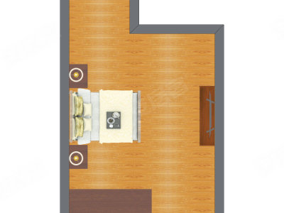 1室1厅 35.92平米
