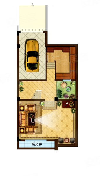 园博园旁联排别墅主城院墅