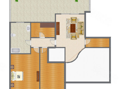 4室3厅 348.99平米