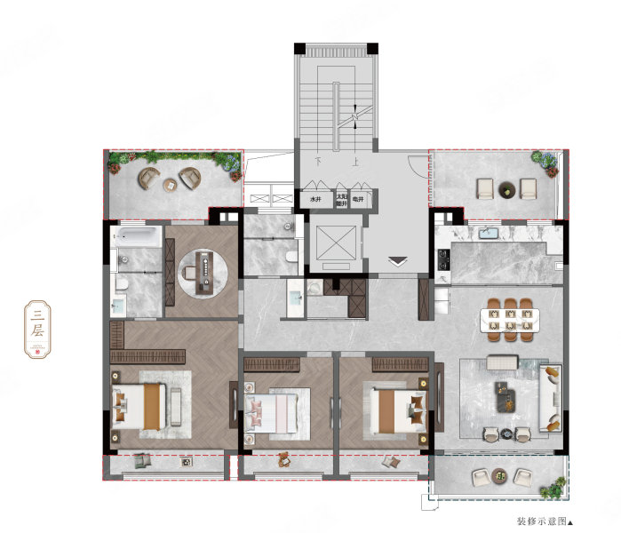 建发·檀府4室2厅2卫158㎡南420万