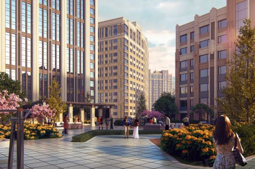 新型·金泉广场,泉水居住区华泉街与泽泉街交汇处 - 大连新型·金泉