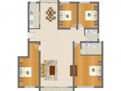 4室2厅 181.89平米