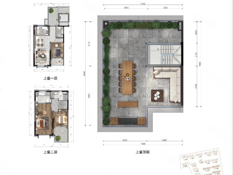 路劲公园上城3室2厅2卫128㎡南北147万