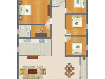 5室2厅 185.00平米