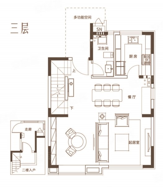 阳光城翡丽公园(新房)2室2厅3卫135㎡南北94万