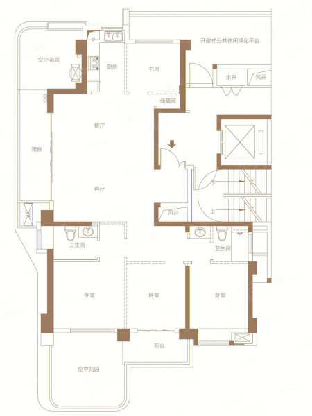 中建元亨府4室2厅2卫150㎡南270万