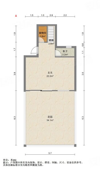 海天花园(公寓住宅)3室2厅3卫142.39㎡南北850万