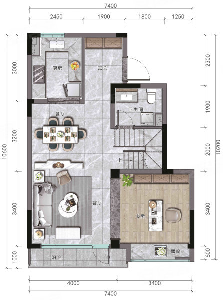 绿城·沁园4室2厅2卫125㎡南北413万