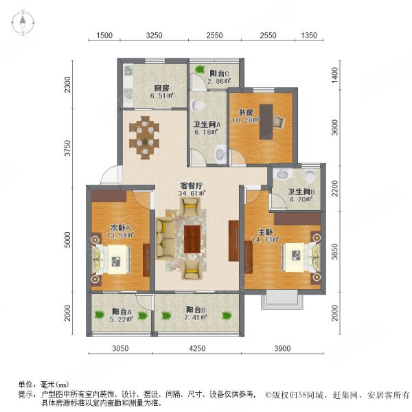 时代花园一楼大花园,3房大客厅,诚意出售