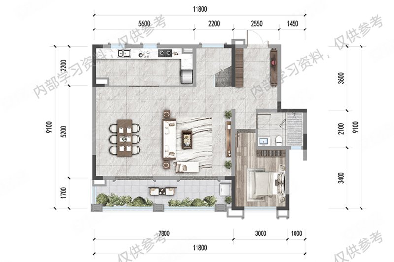 环球融创未来城5室2厅152㎡274万二手房图片