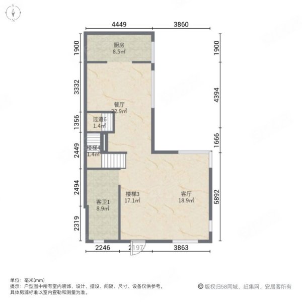 佘山玺樾有联排别墅全套房设计附带电梯井围绕式花园