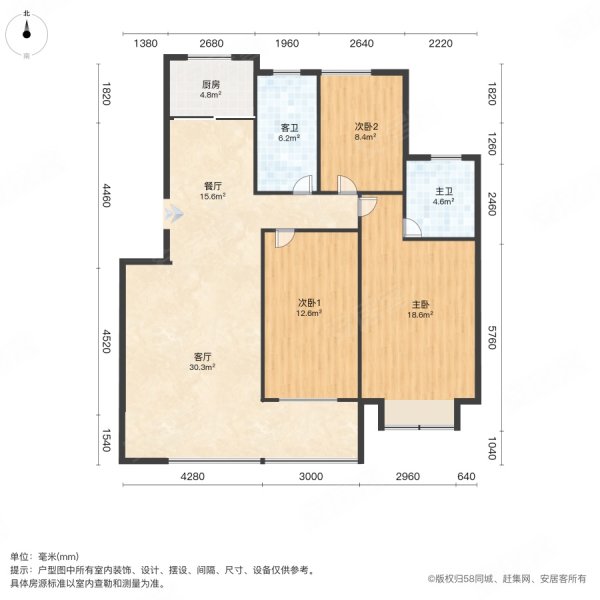 胶州兴源巴黎城户型图图片