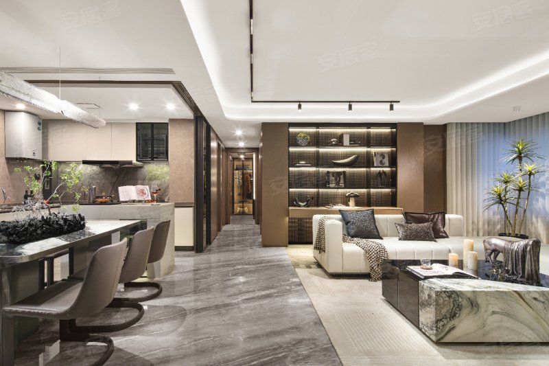 320w南京首座轻奢大宅 高标准精装 大平层横厅4房