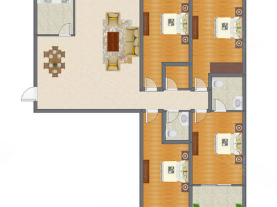 4室2厅 189.40平米
