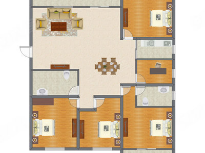 5室2厅 144.85平米