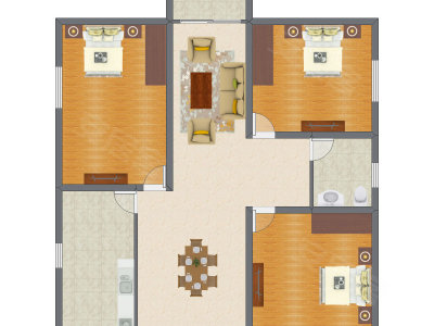 3室2厅 113.71平米