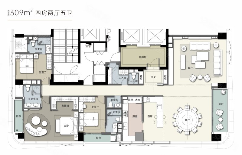 太子湾·鲸域户型图片