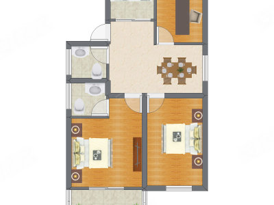 3室2厅 113.18平米