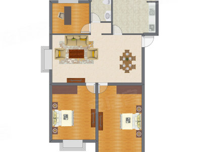 3室2厅 123.47平米