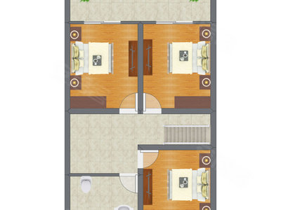3室2厅 59.47平米