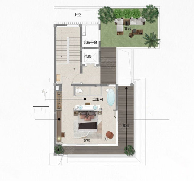 新湖海棠春晓4室2厅4卫200㎡南北1900万