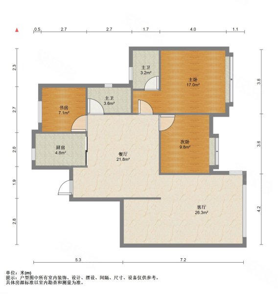 近医院 精装好房,恒大悦珑湾二手房,320万,3室2厅,1卫,108平米