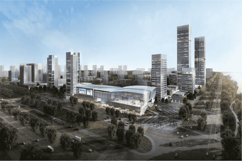 九望绿地21城(全球商品贸易港),九望新城梦山大道洋湖路与宁王路交汇