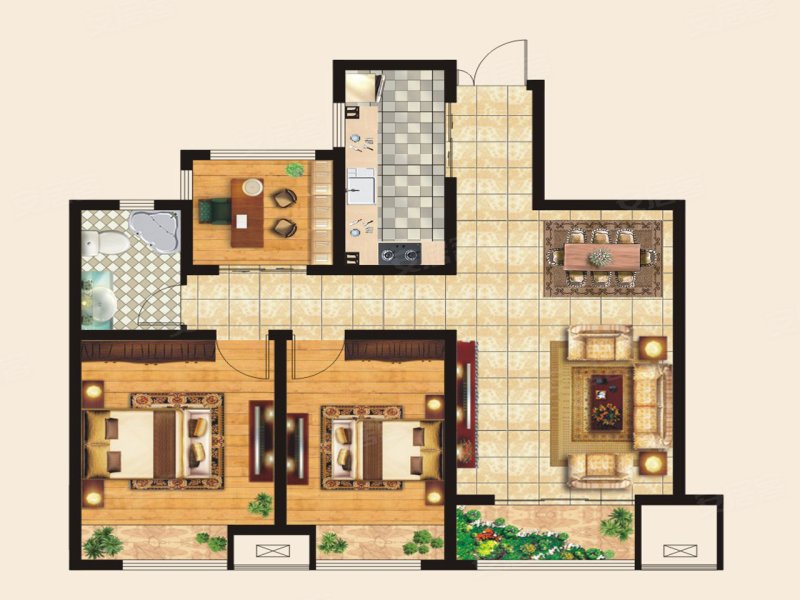 建业定鼎府二手房,89万,3室2厅,1卫,105平米-洛阳安居客