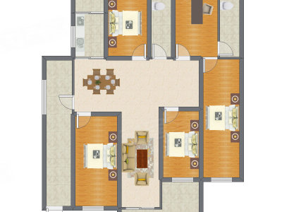 5室2厅 136.00平米