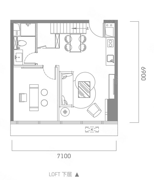 双地铁口成都南天府大道核心位置地标跃层loft