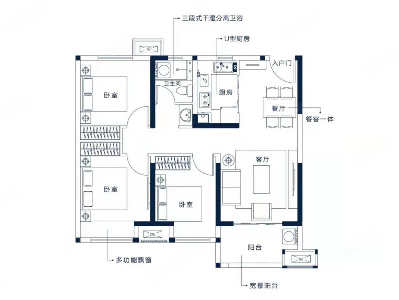 新城郡望府户型图片