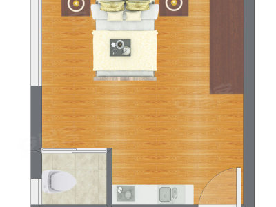 1室0厅 42.40平米